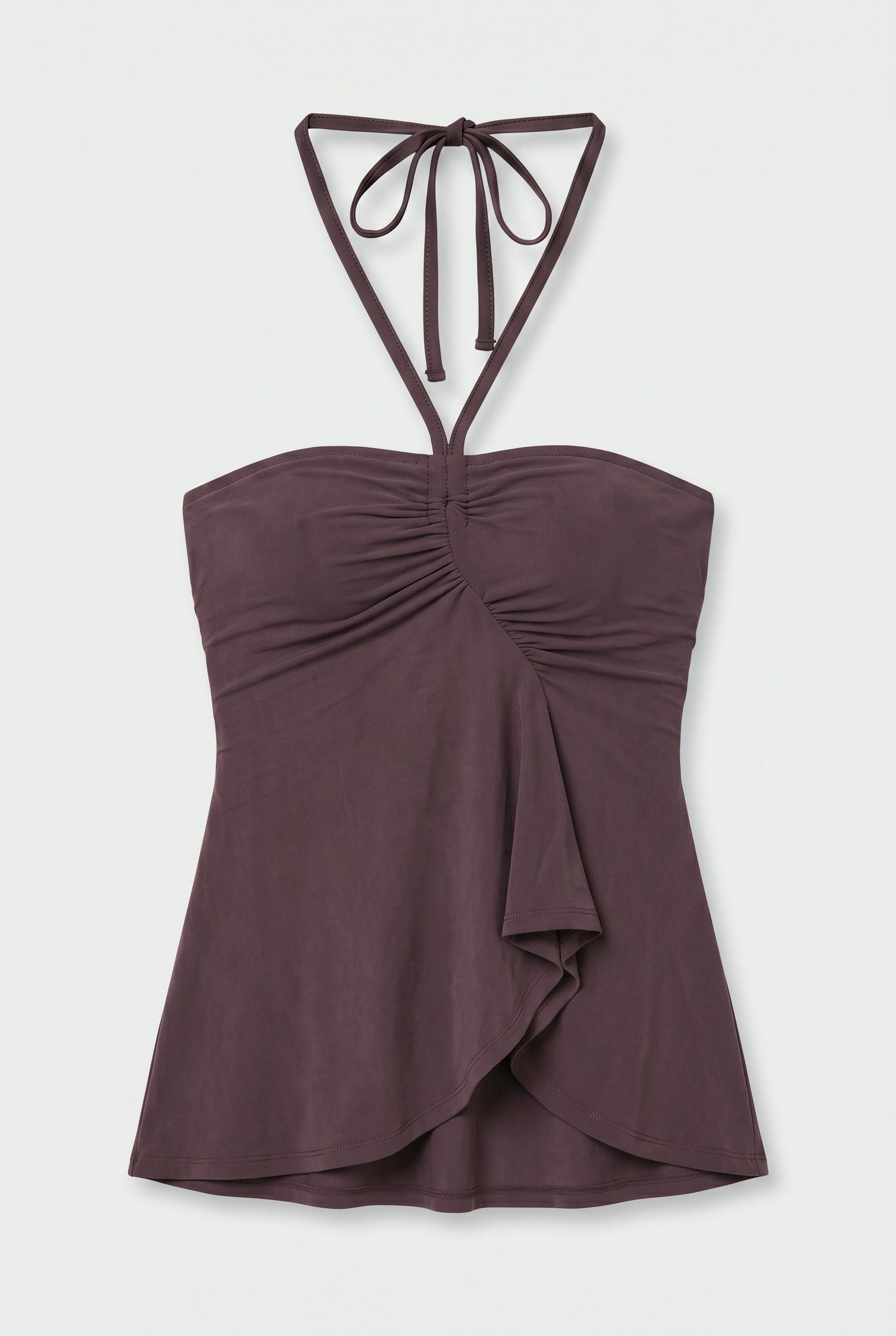 Nia Halter Top, Chocolate