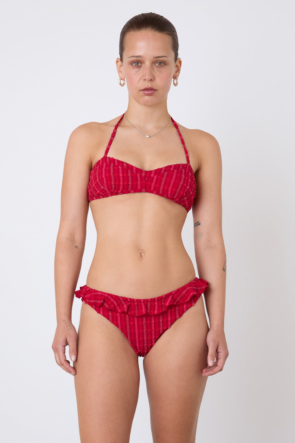 The Cindy Tie Bikini Top, Lipstick