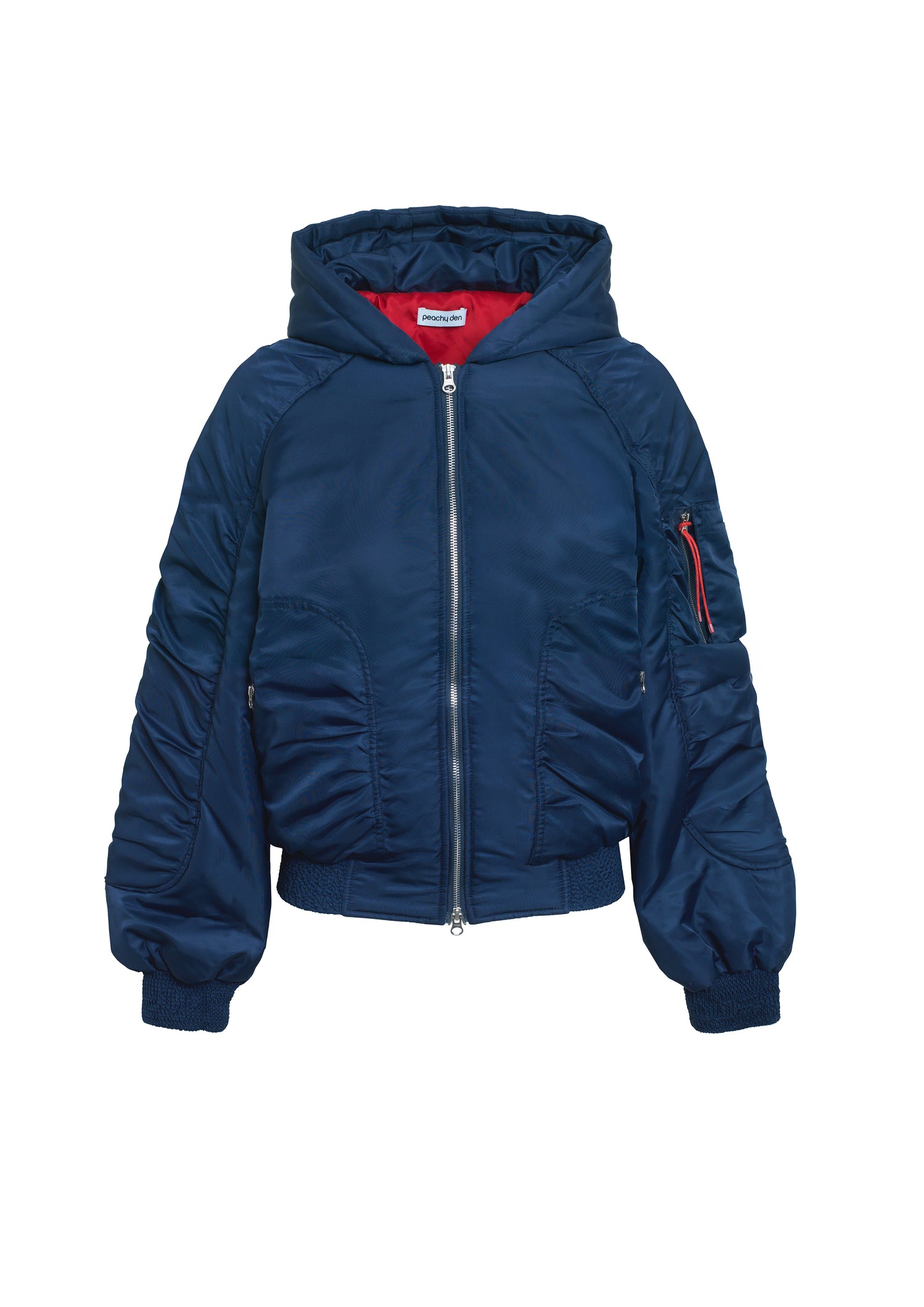 Penny Spring Bomber Jacket, Navy