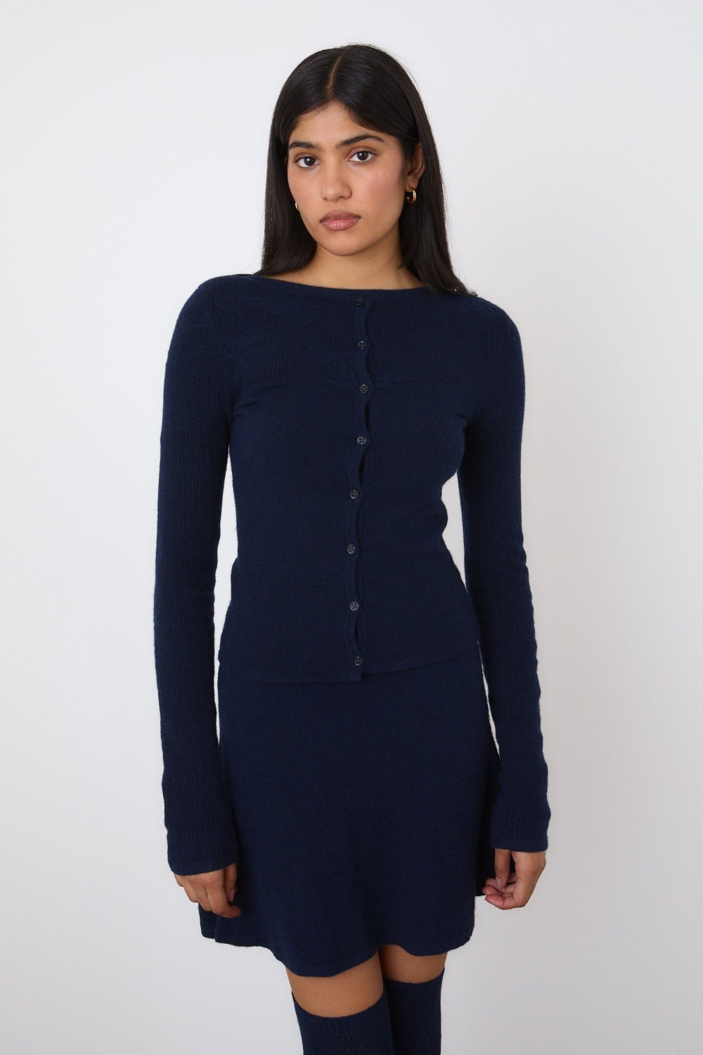 The Claudine Knit Dress, Midnight