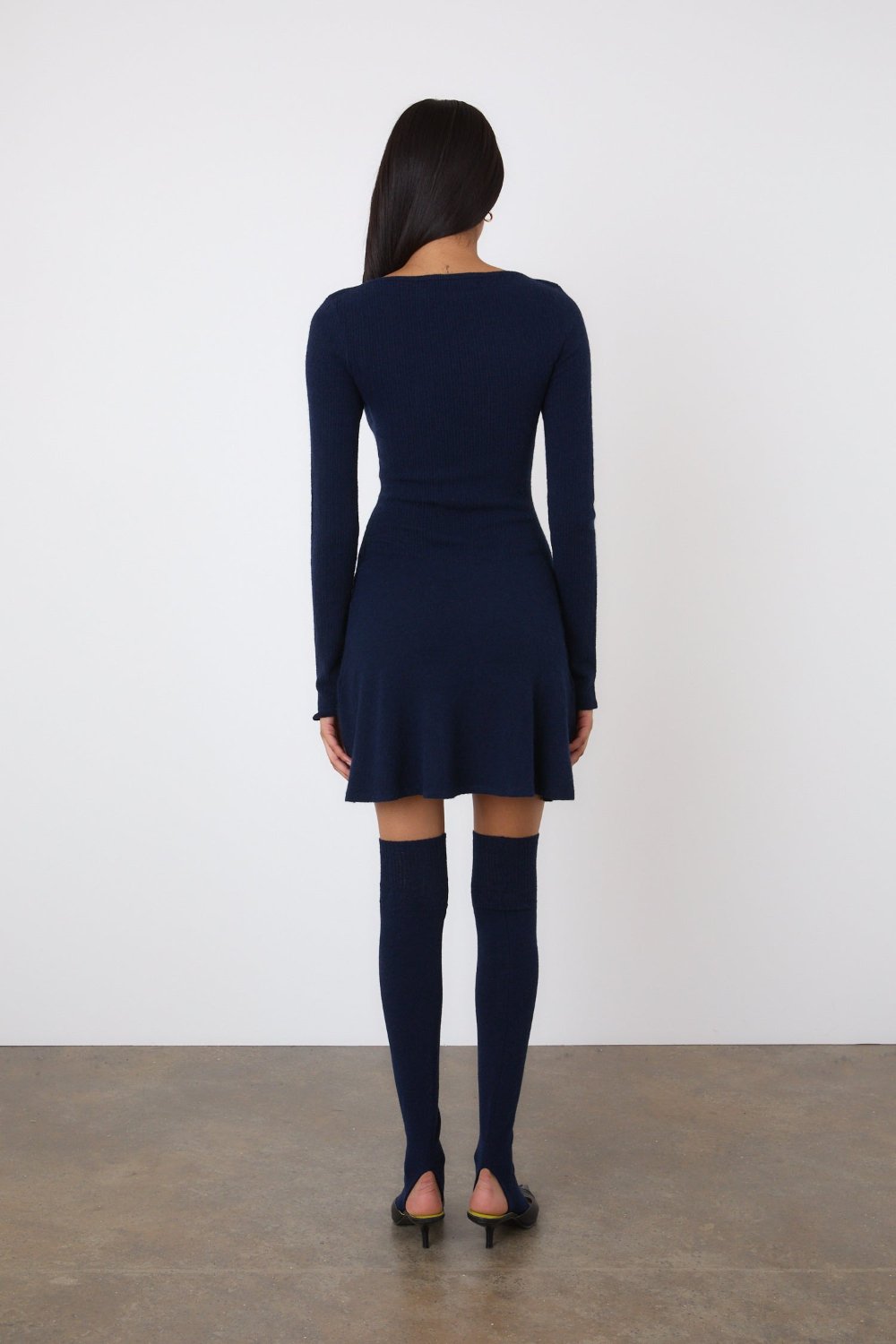 The Claudine Knit Dress, Midnight