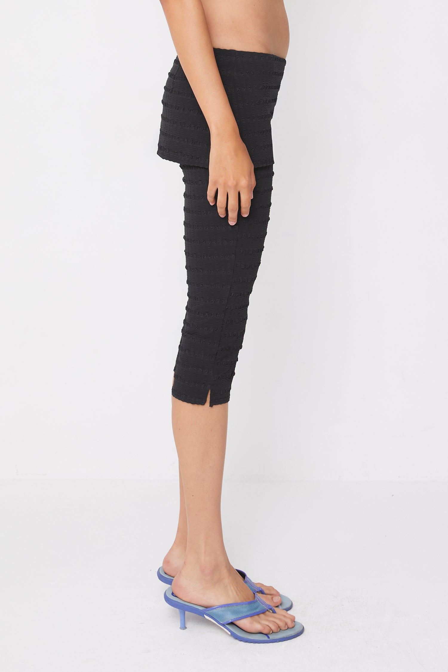 Cindy Skirt Capris, Black