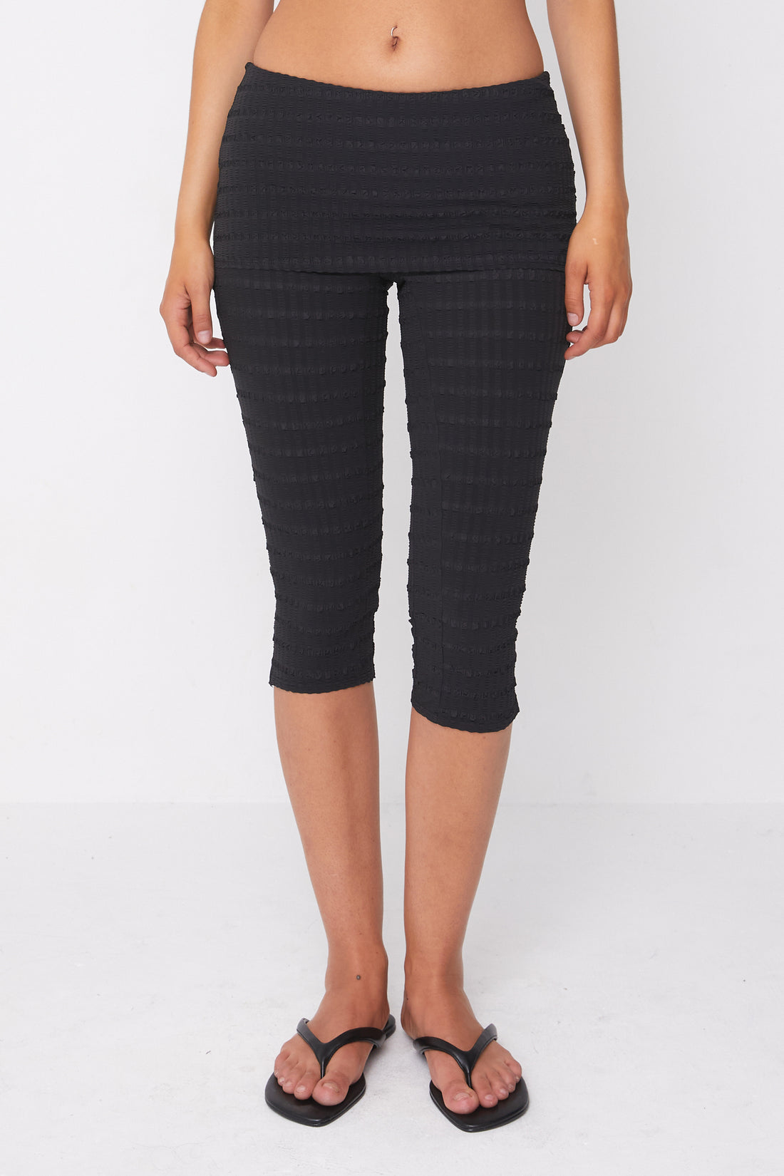 Cindy Skirt Capris, Black