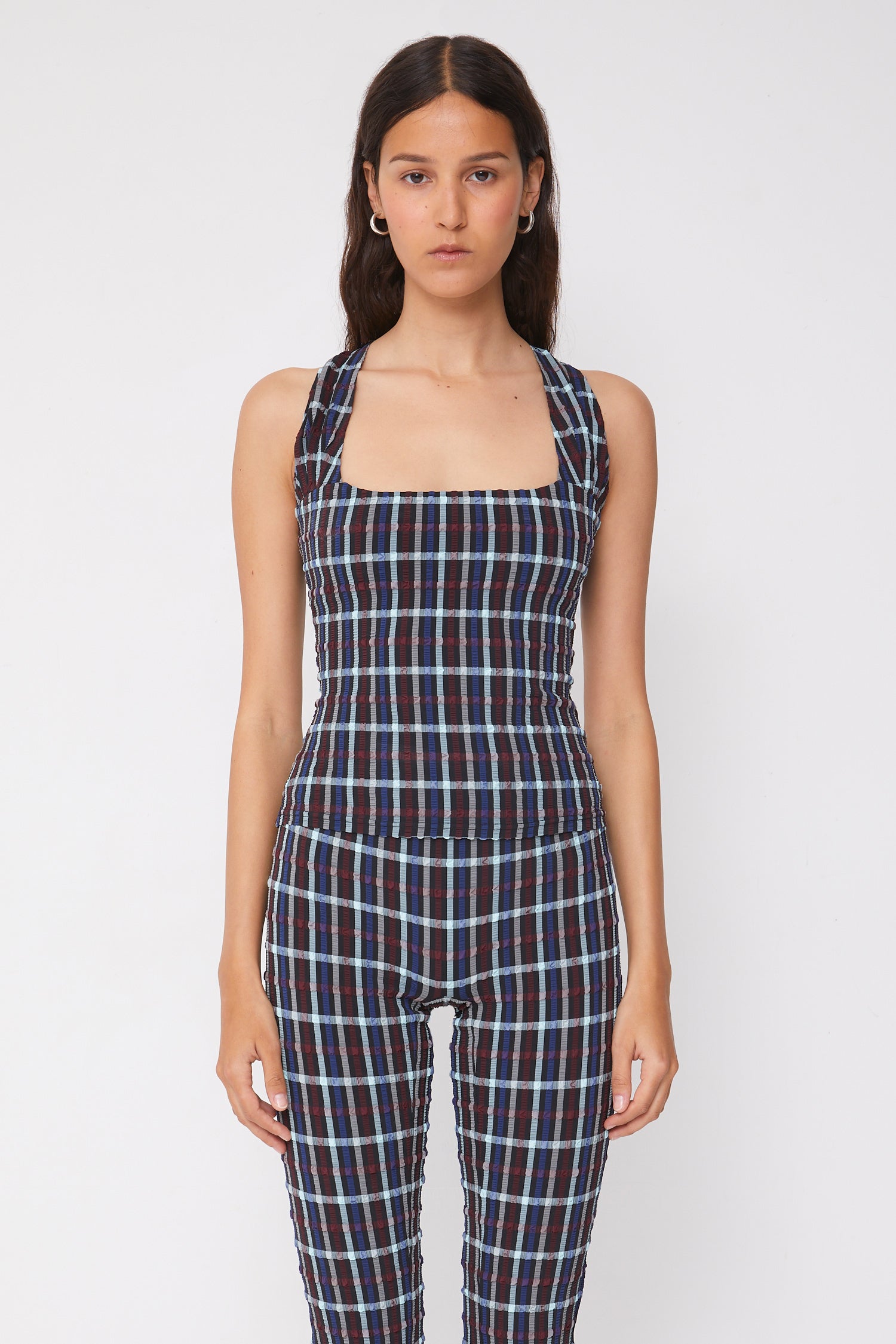 Cindy Racer Back Top, Liquorice