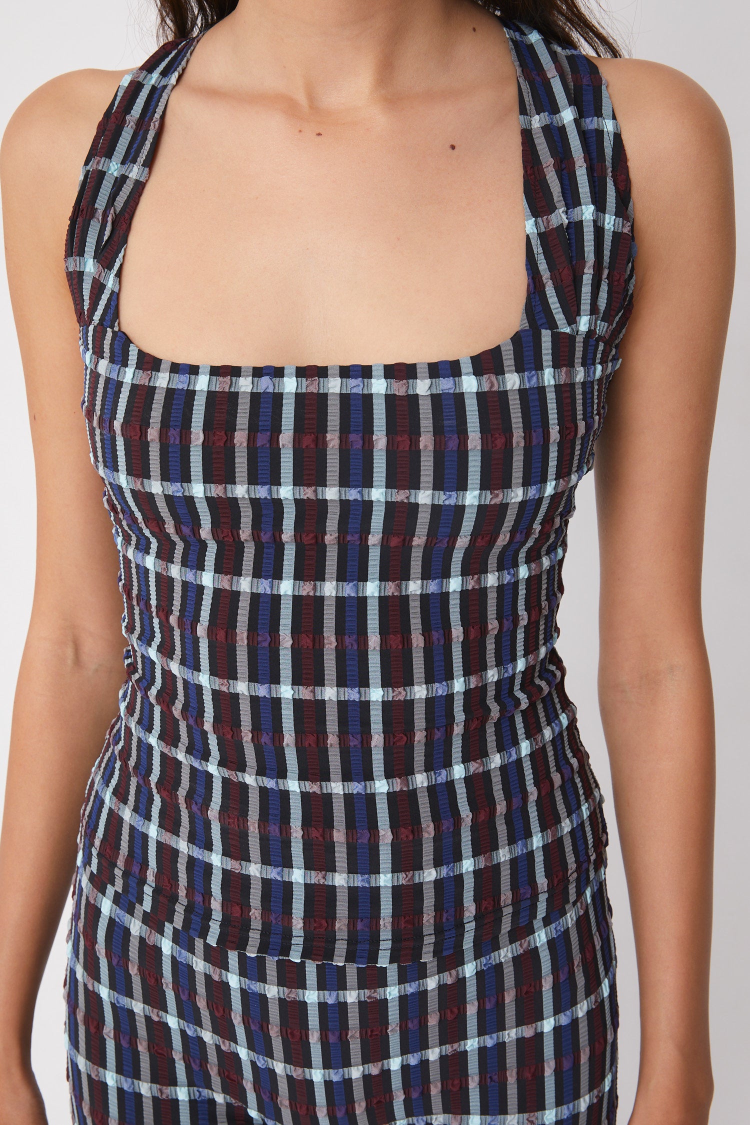 Cindy Racer Back Top, Liquorice
