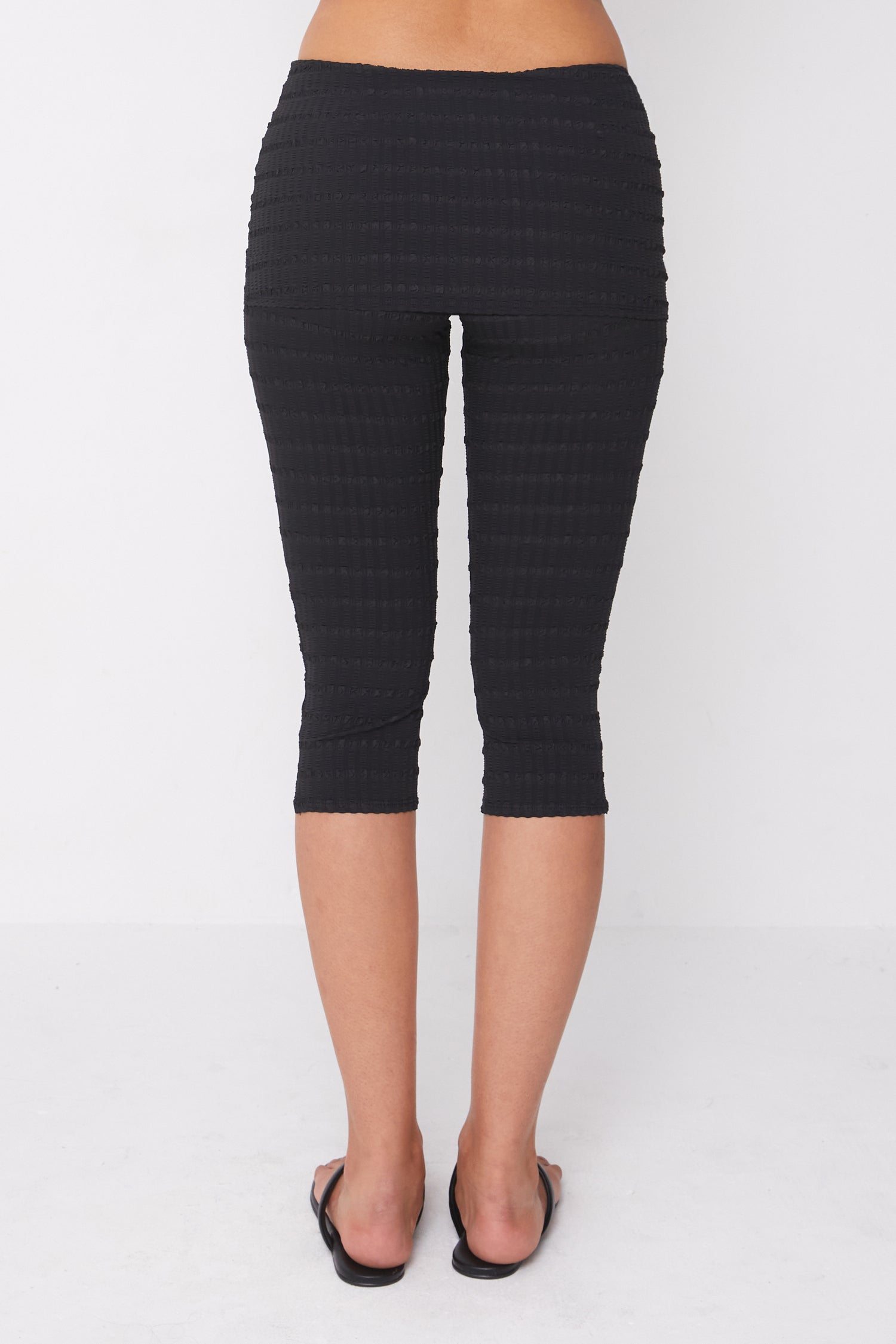 Cindy Skirt Capris, Black