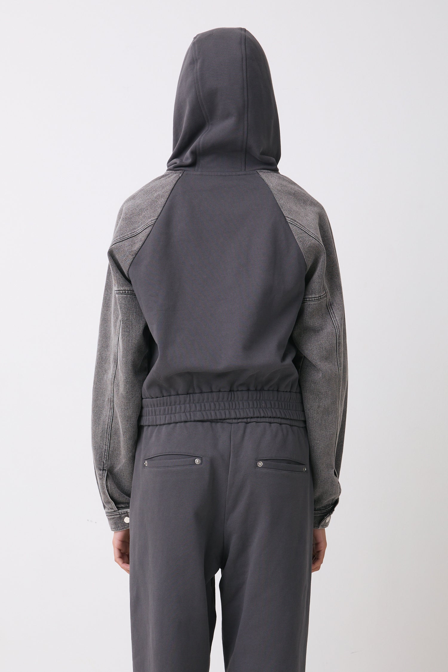 The Mercy Track Jacket, Grey Marl