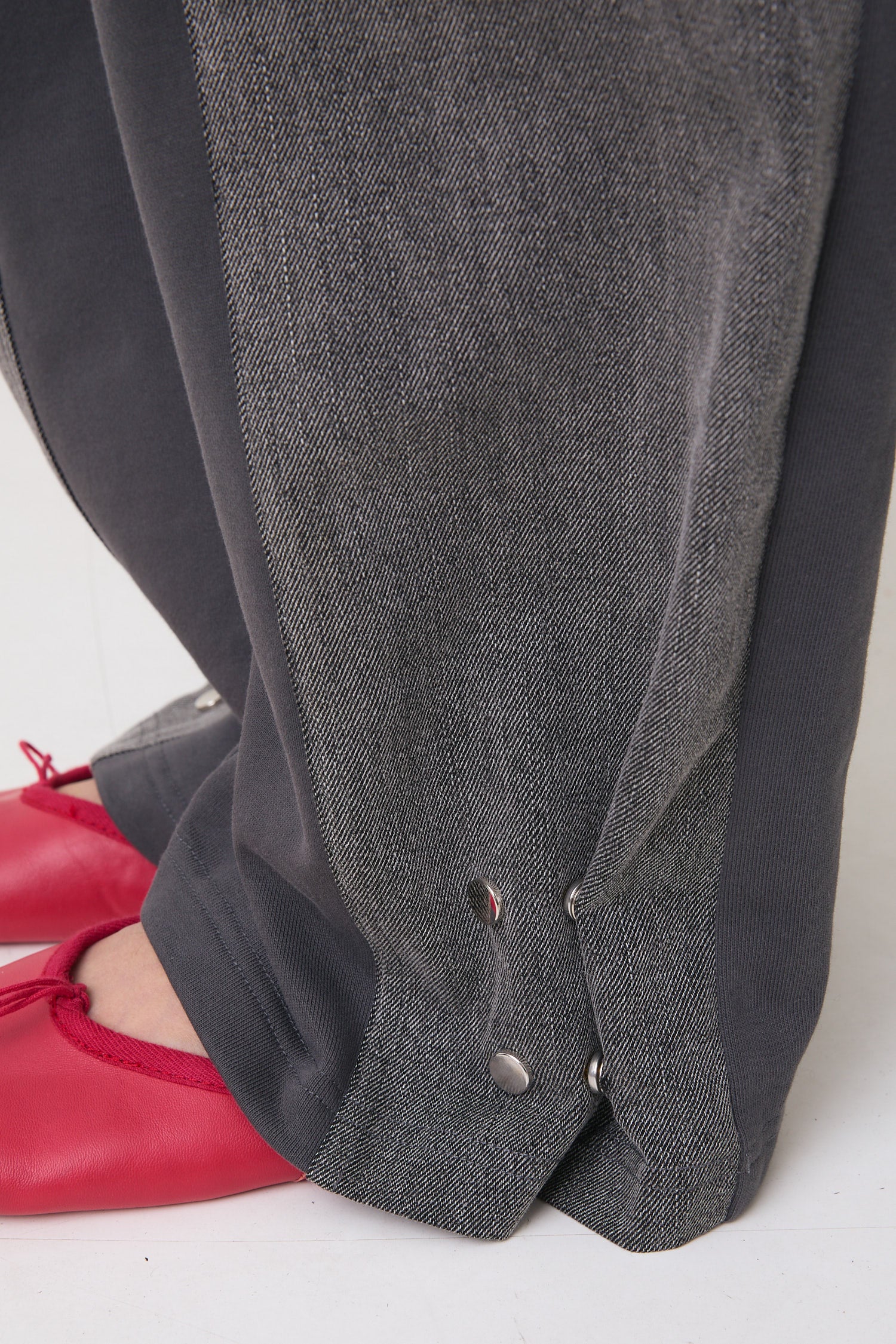 The Mercy Track Trousers, Grey Marl