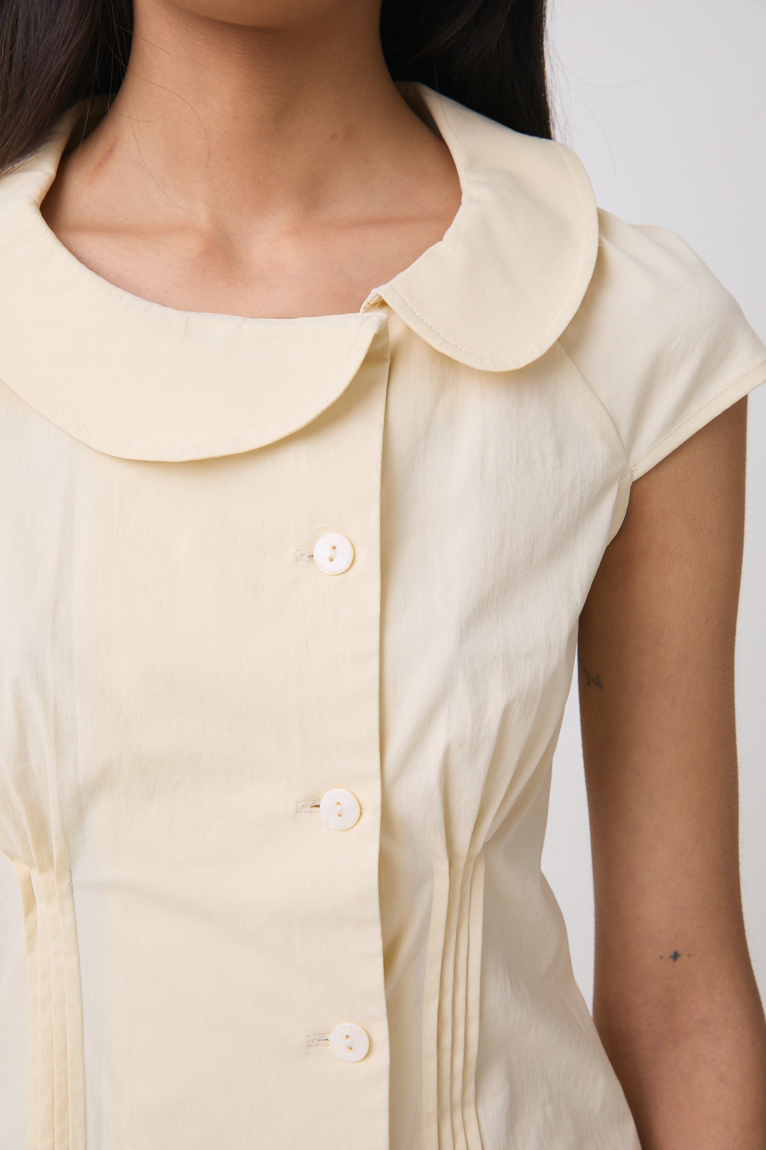 Missy Asymmetric Blouse, Parchment | END. Exclusive