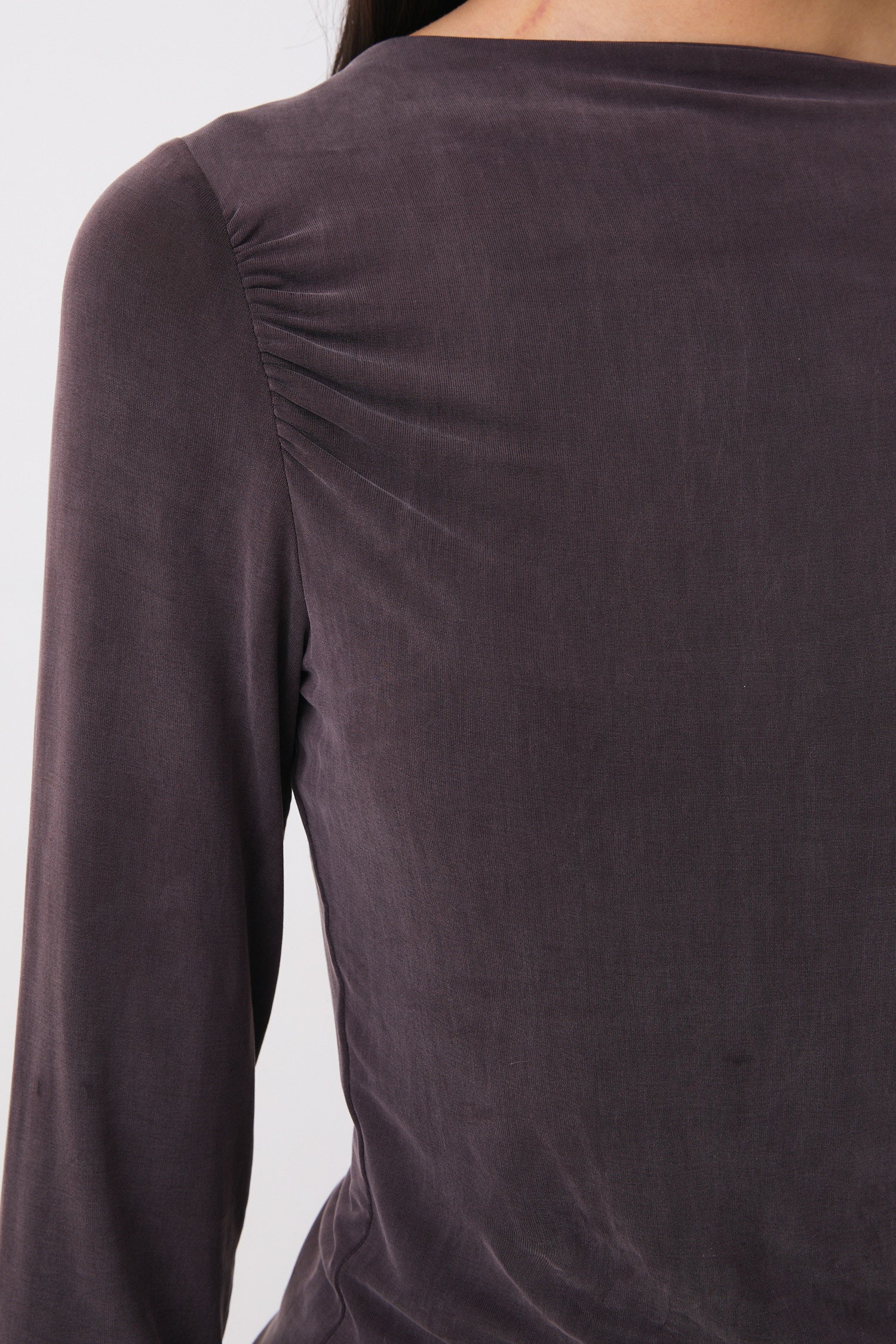 The Kylie Long Sleeve Top, Chocolate