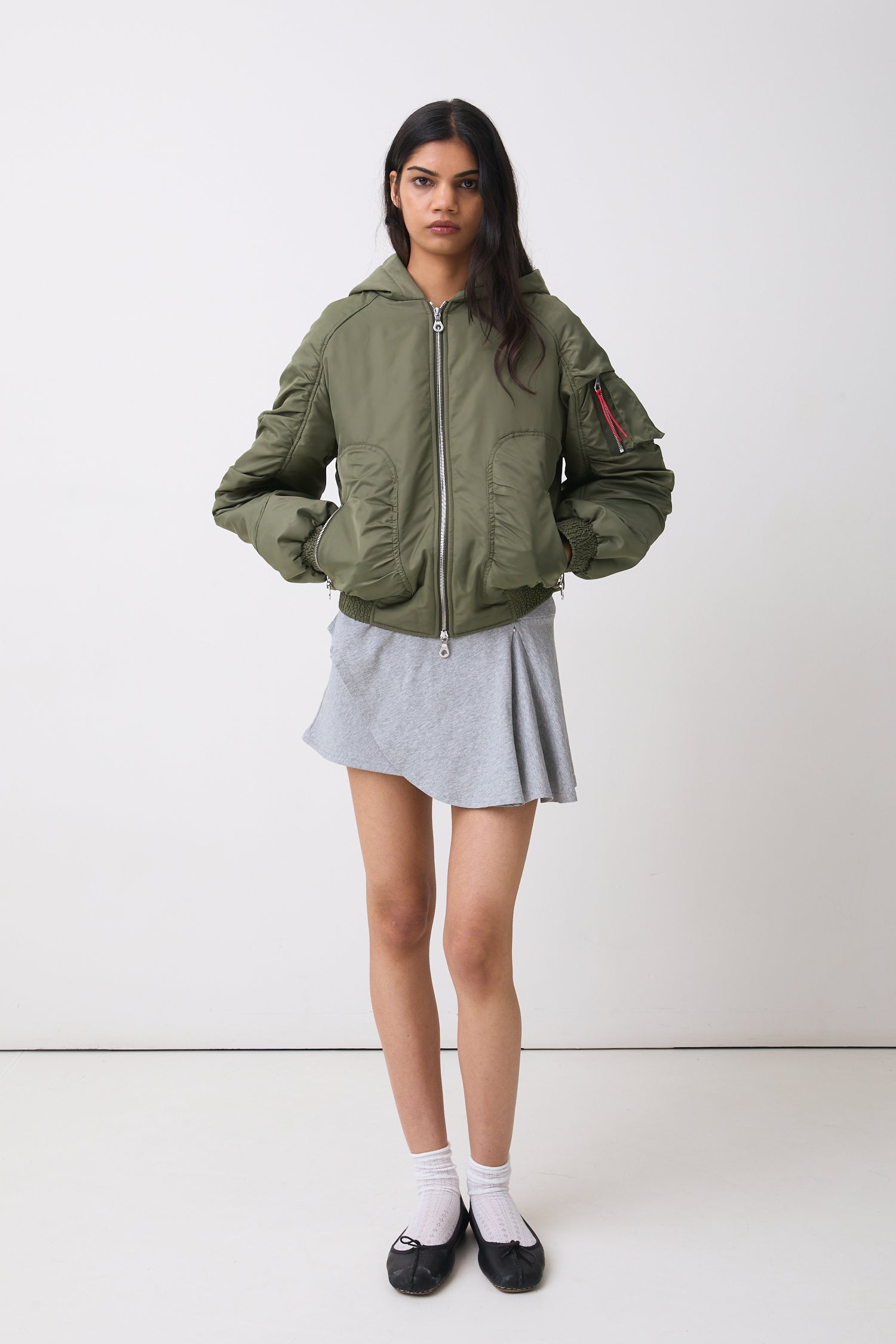 The Penny Flight Jacket, Moss