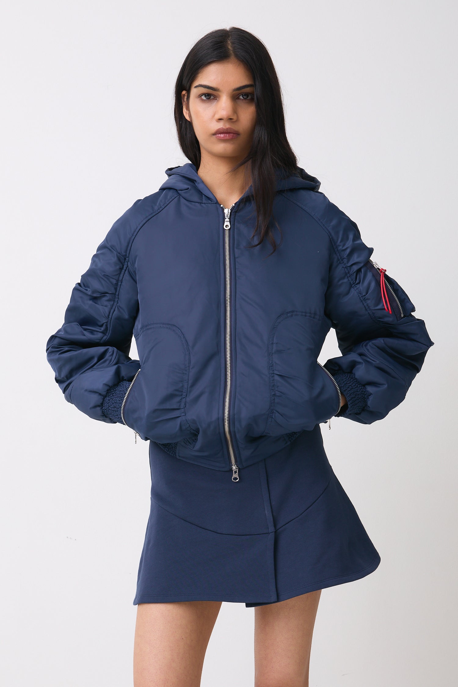 The Penny Flight Jacket, Navy