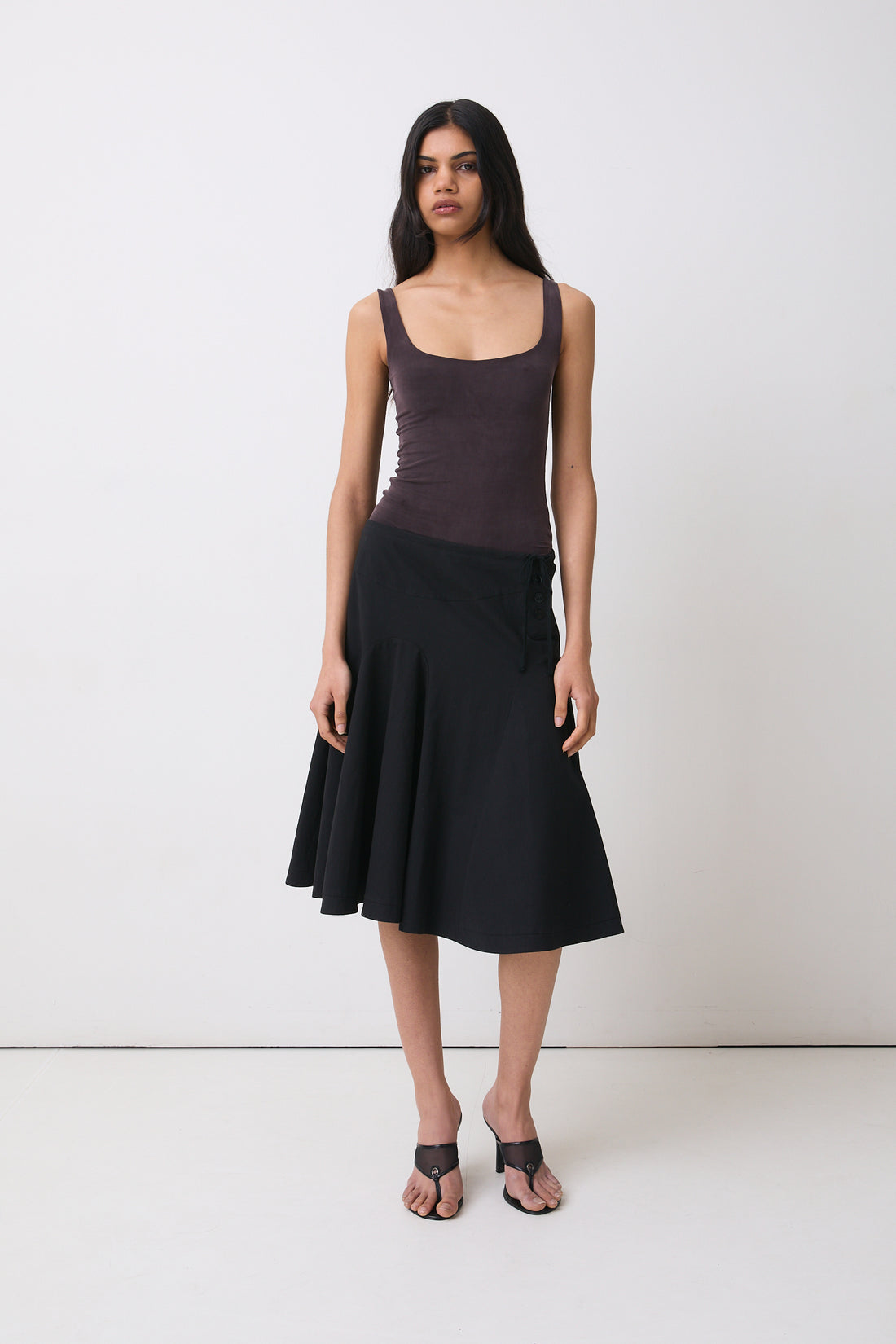 The Missy Midi Skirt, Onyx