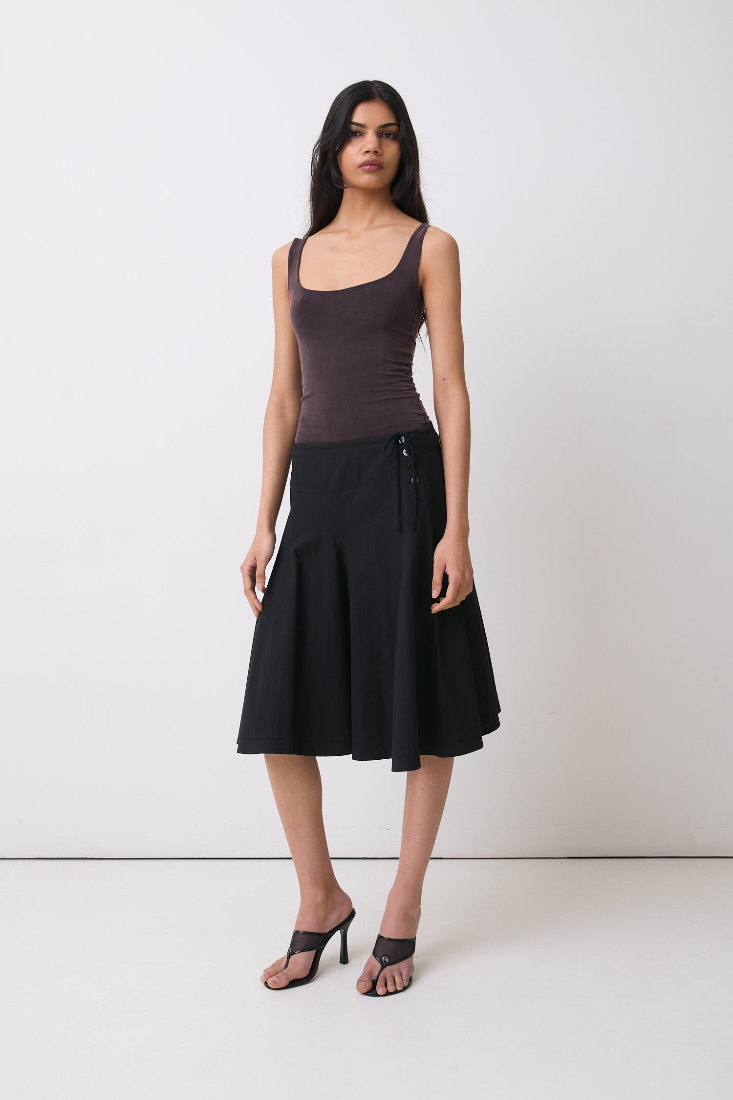 The Missy Midi Skirt, Onyx