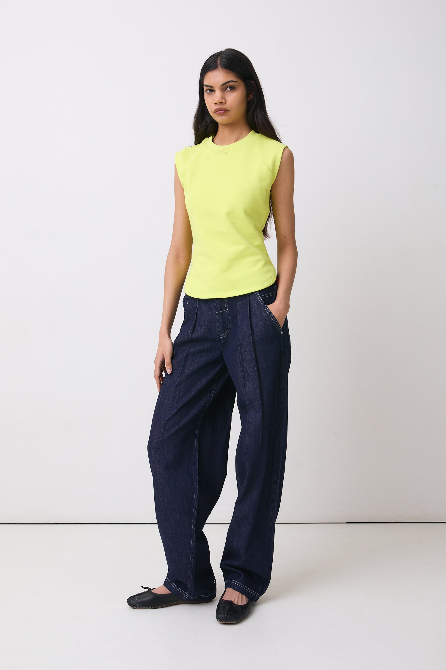 The Pamela Tuck Jeans, Raw Indigo