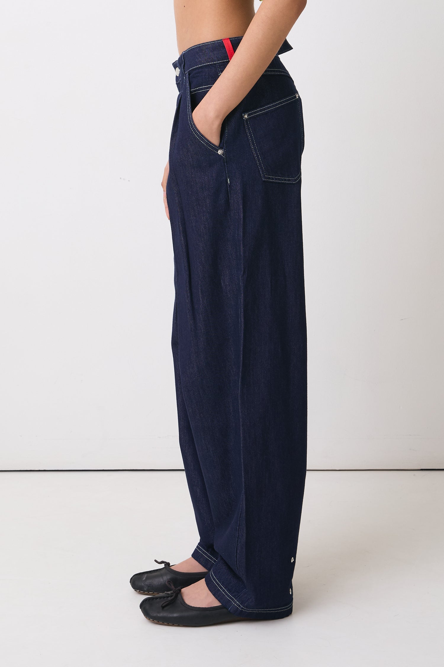 The Pamela Tuck Jeans, Raw Indigo