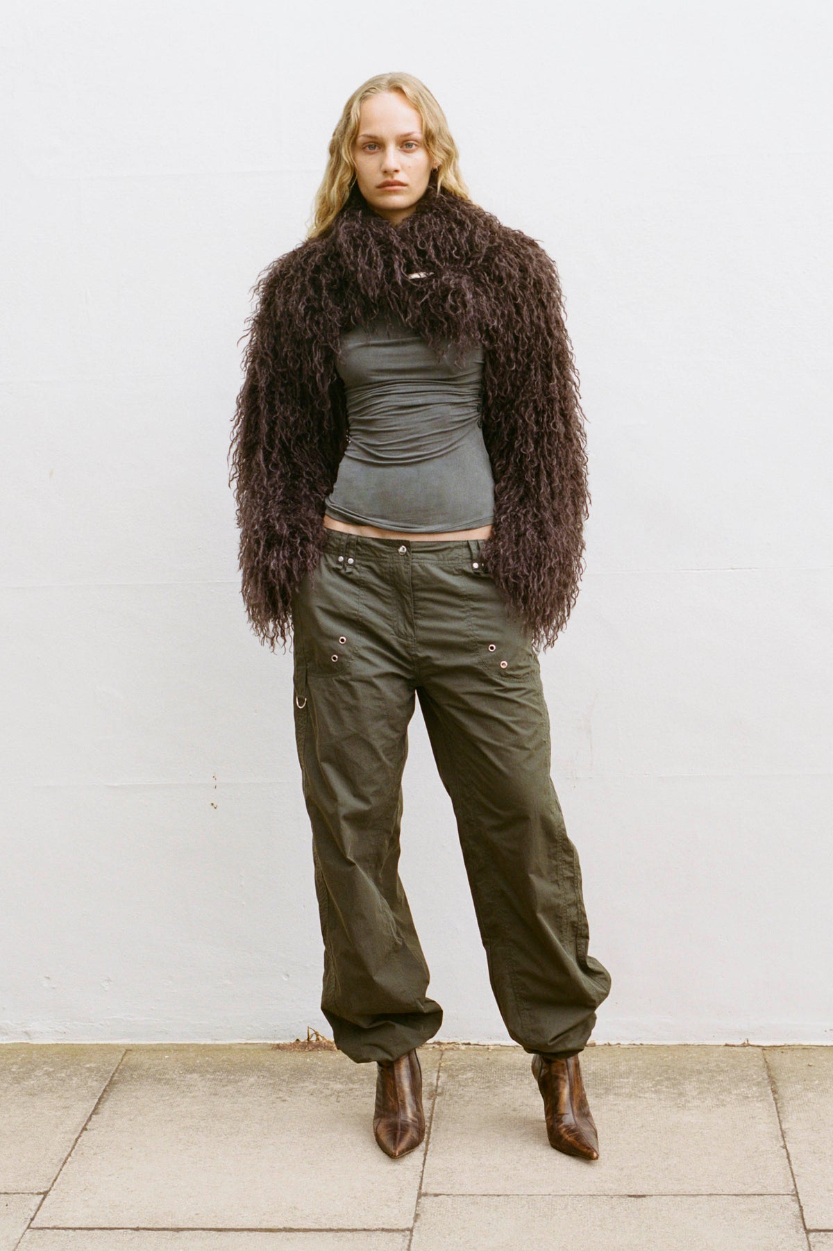 Patti Clip Bolero, Chocolate