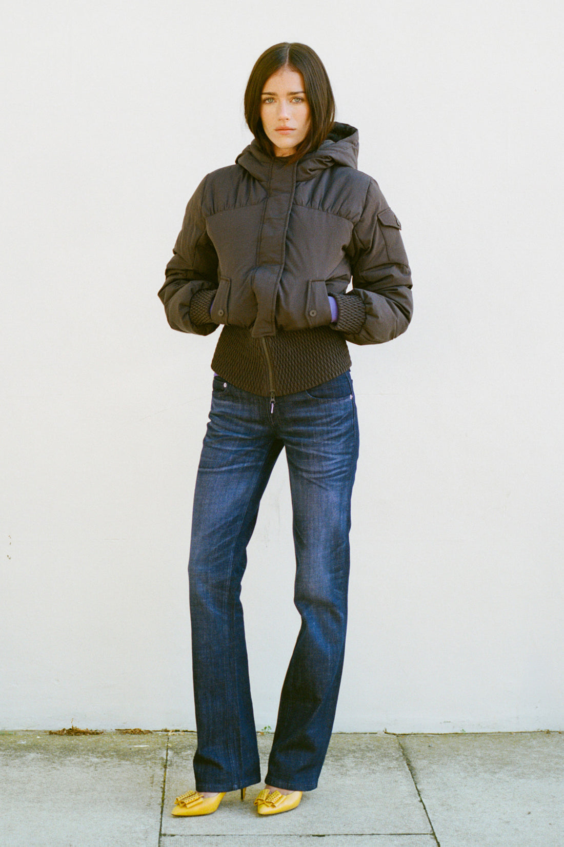 Ruby Low Rise Jeans, Raw Fade