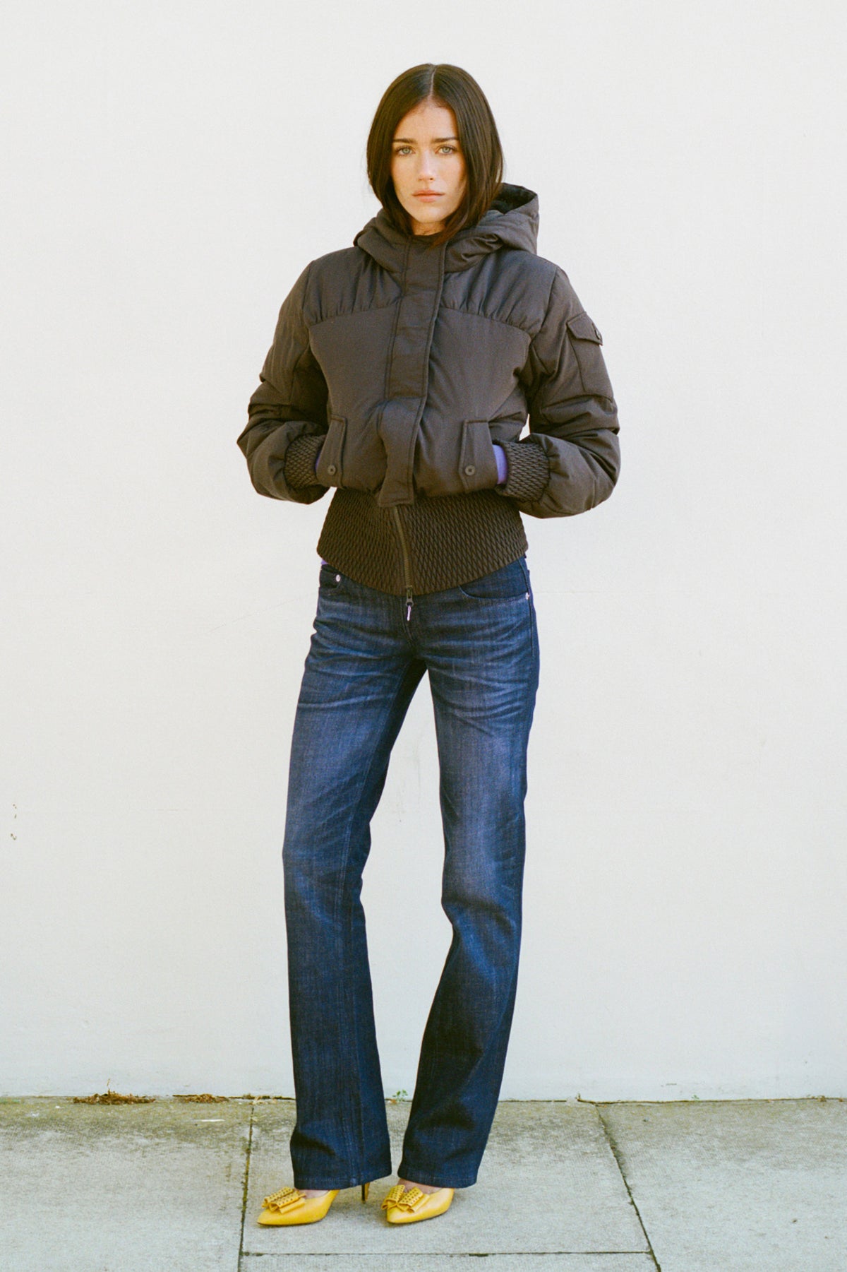 Ruby Low Rise Jeans, Raw Fade