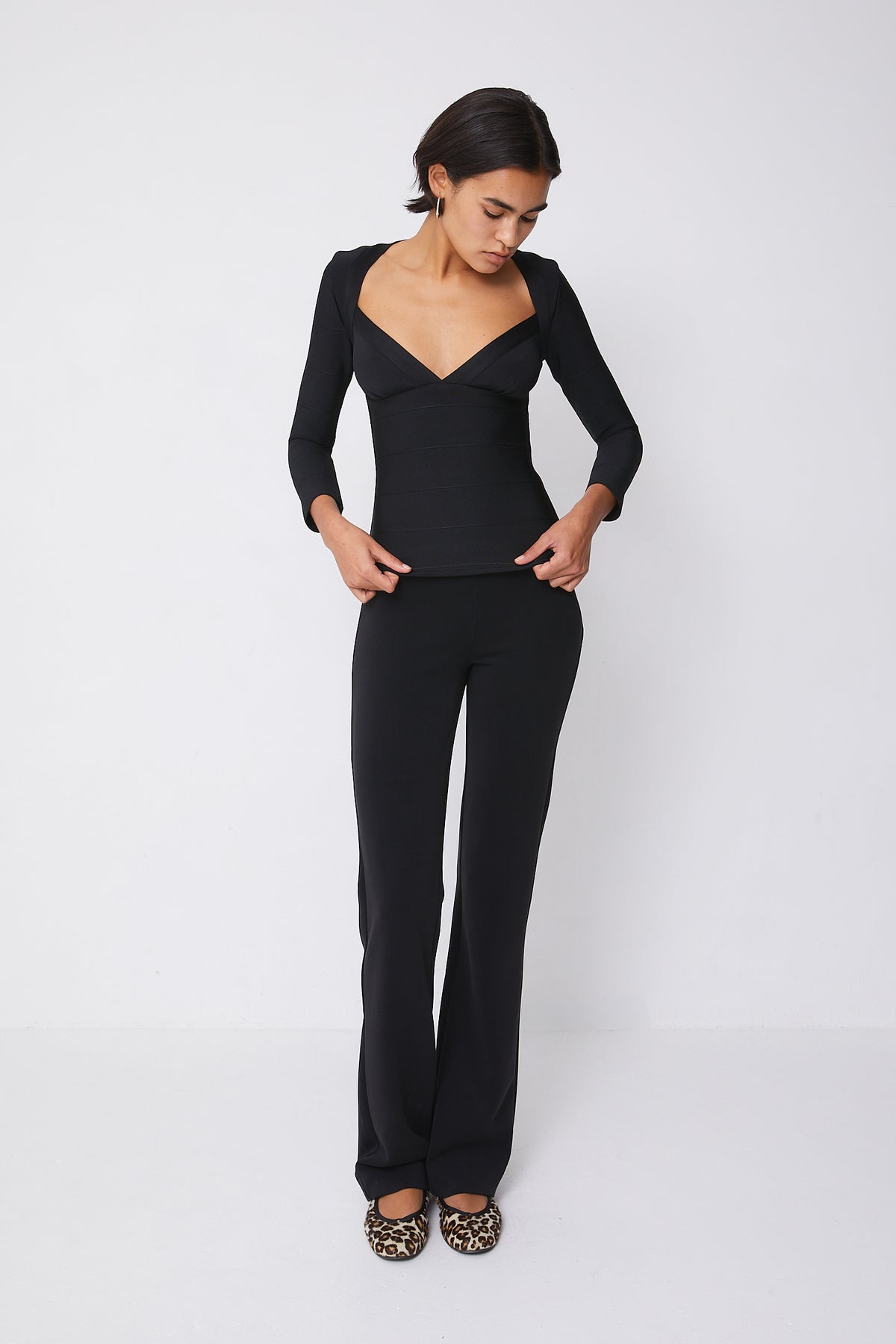 PRE-ORDER 2ND NOV: Skye Bandage Top, Onyx