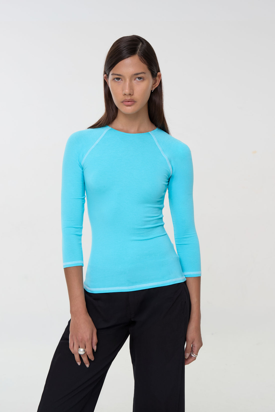 Susie Perfect Base Halfsleeve, Dark Aqua