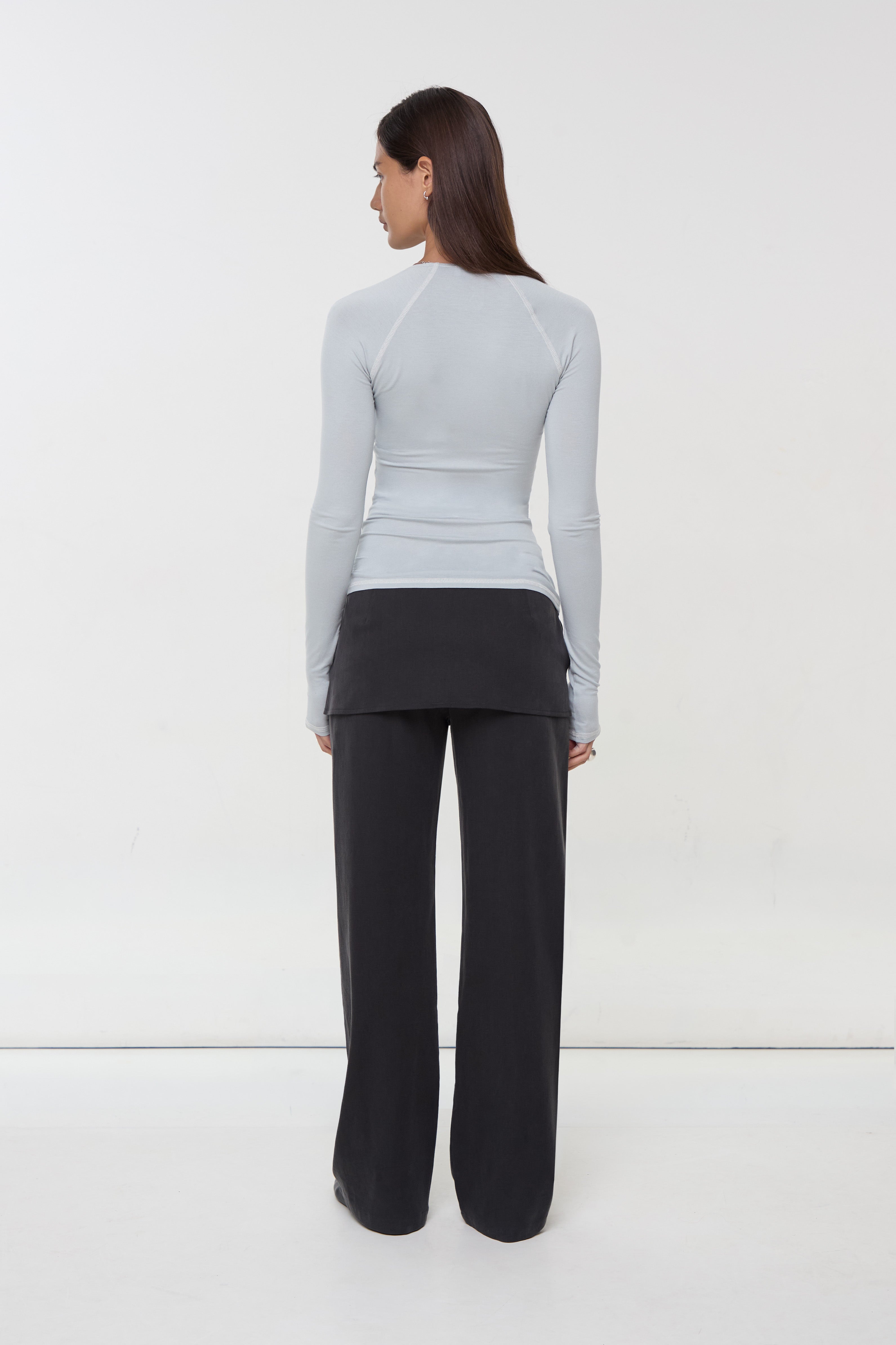Susie Perfect Base Longsleeve, Grey Marl