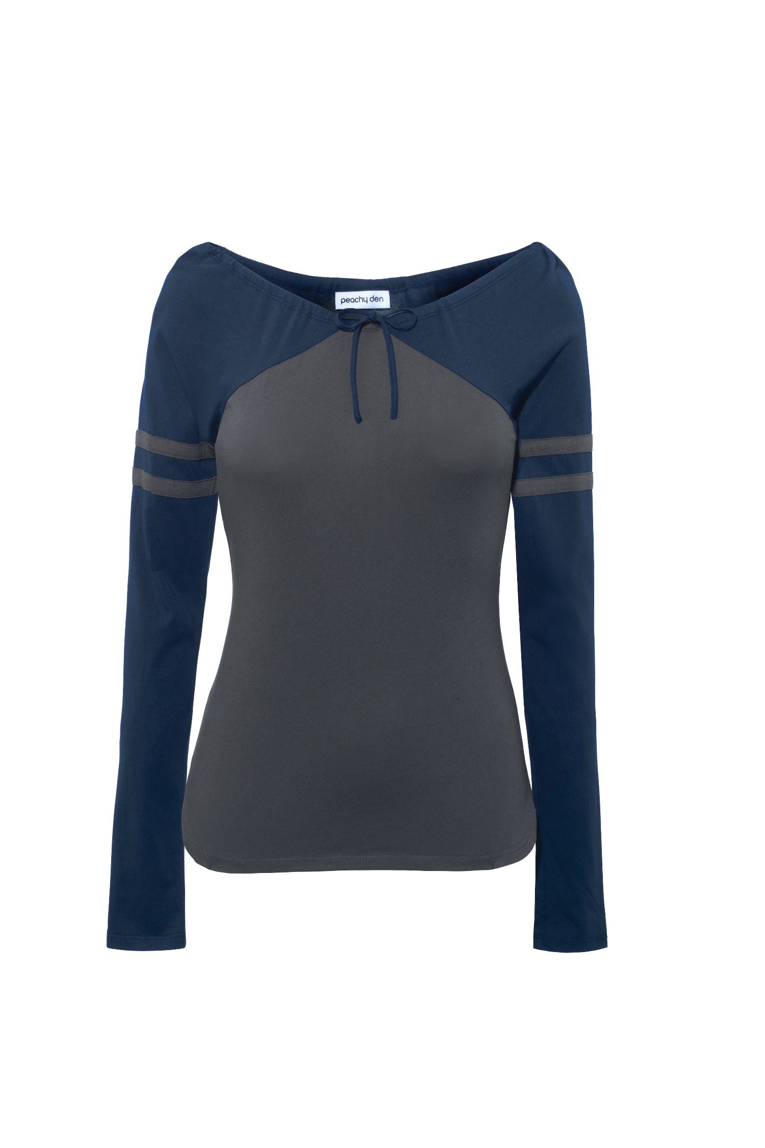 Bebe Long Sleeve Top, Moonlight