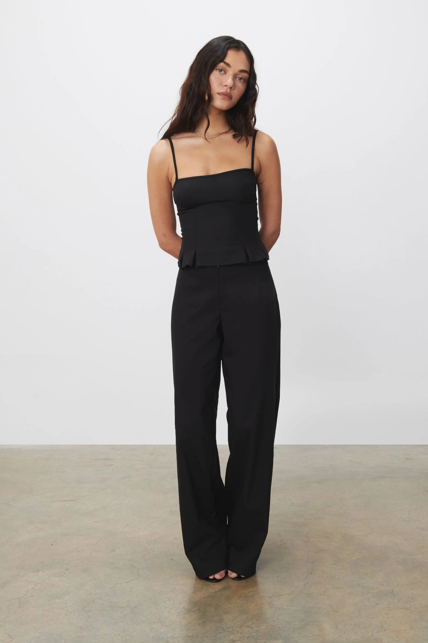 The Cher Trousers, Black - Peachy Den