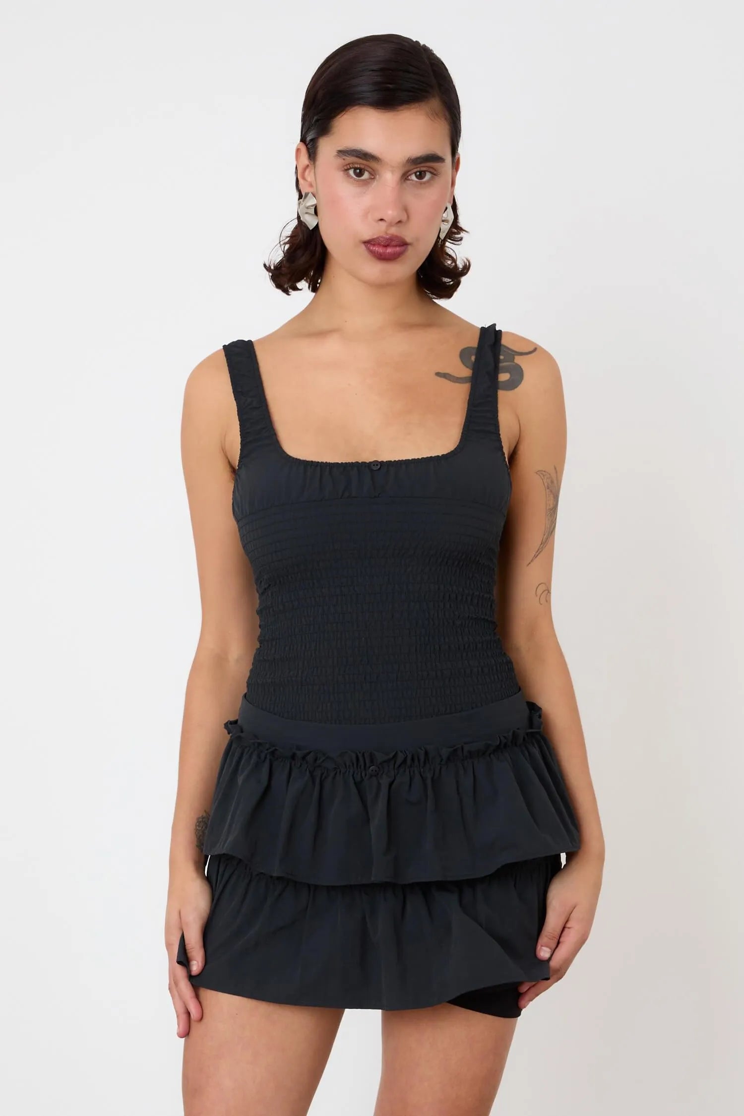 The Deba Cami, Onyx - Peachy Den