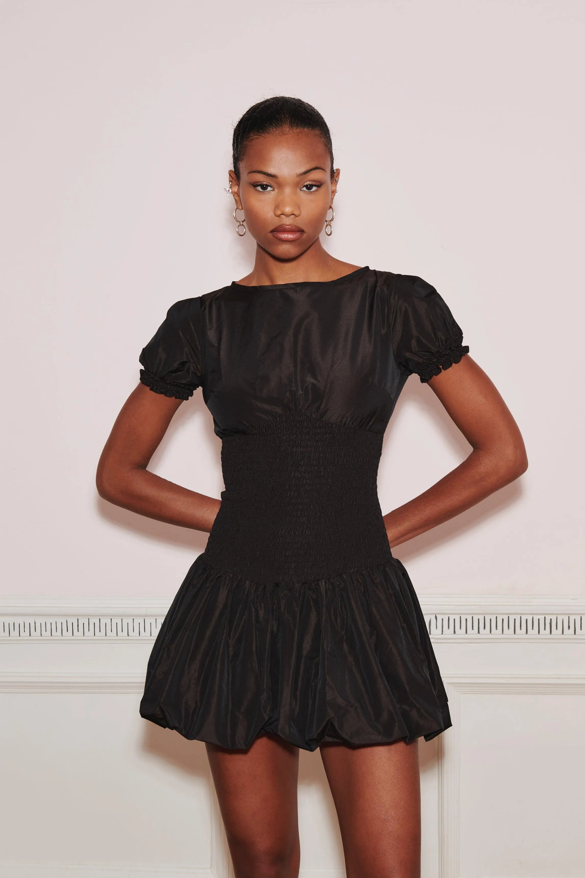 The Deba Dress, Chocolate - Peachy Den