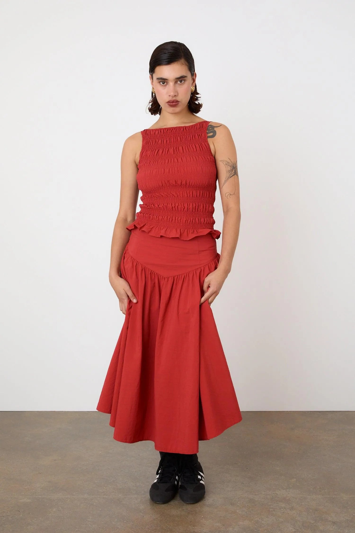 The Deba Top, Tomato - Peachy Den