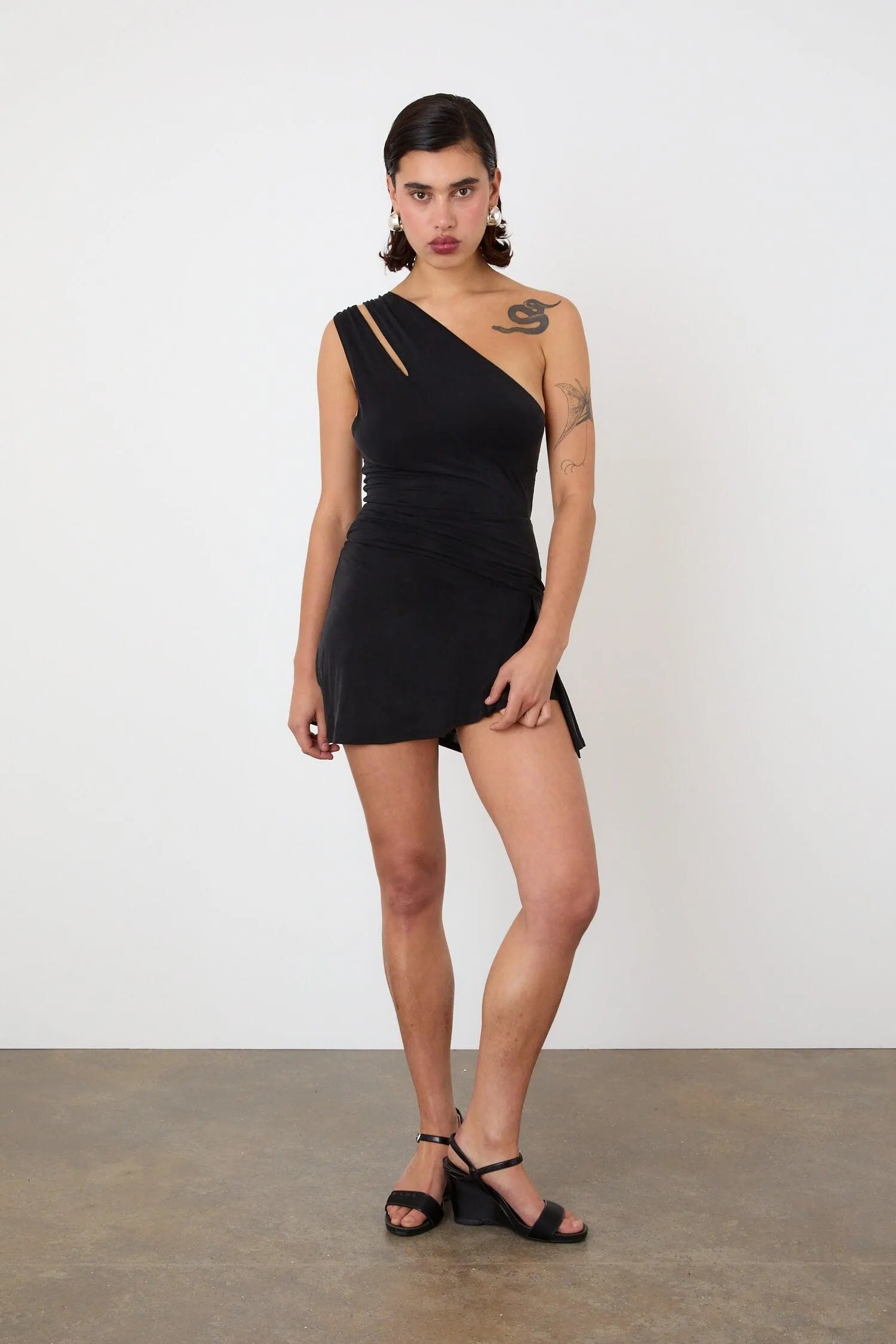 The Kylie Skort Dress, Graphite - Peachy Den